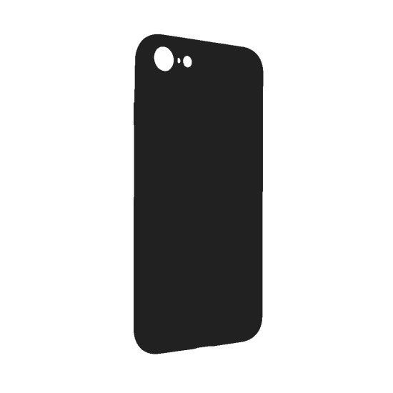 Silicone Case with Camera Shield for Apple iPhone 7/iPhone 8/iPhone SE Black